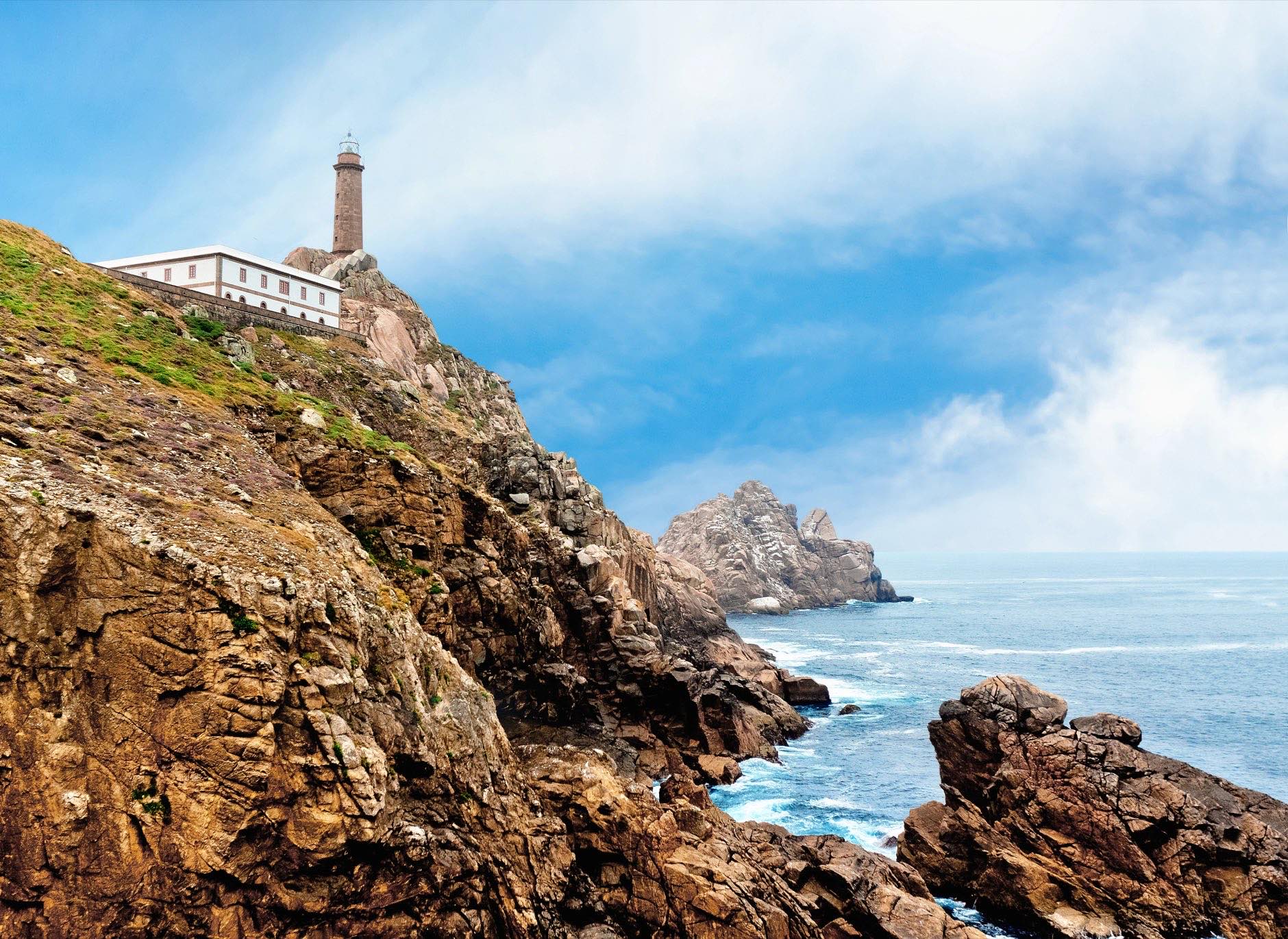 Cabo Vilán lighthouse in the municipality of Camariñas, Galicia