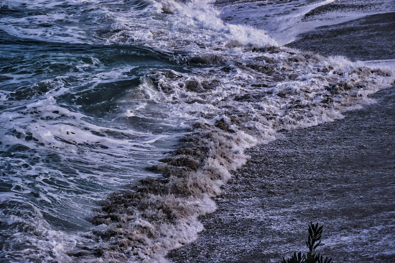 Waves, beach, nature, water, shore, sea, ocean, outdoors, costa da morte, galicia, carballo, arteixo, caion, atlantico