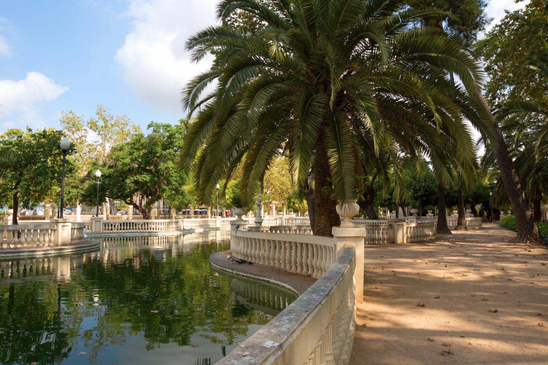 View from Ribalta park, Castellon de la Plana, Spain