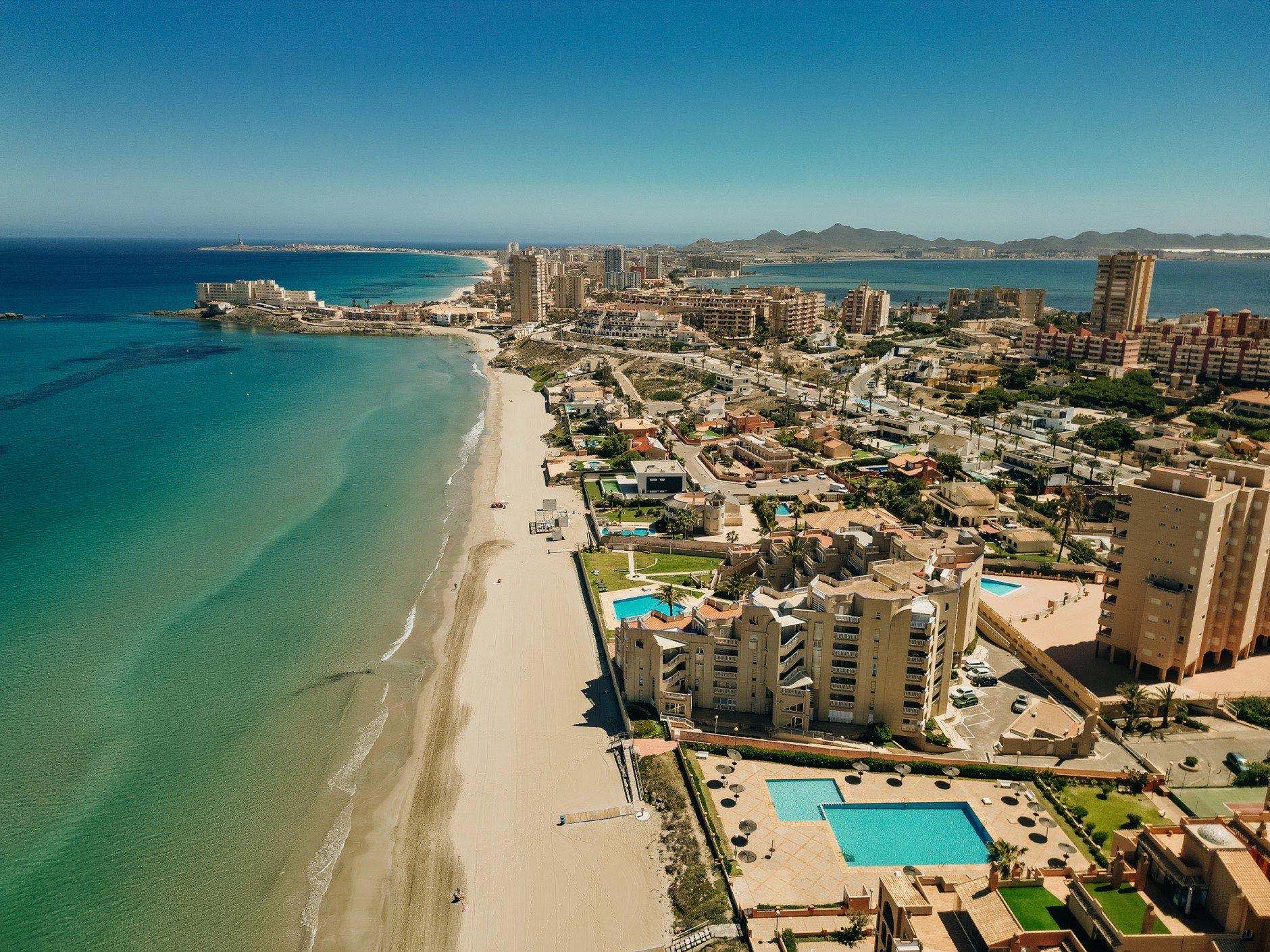 Town view from the air · Costa Cálida