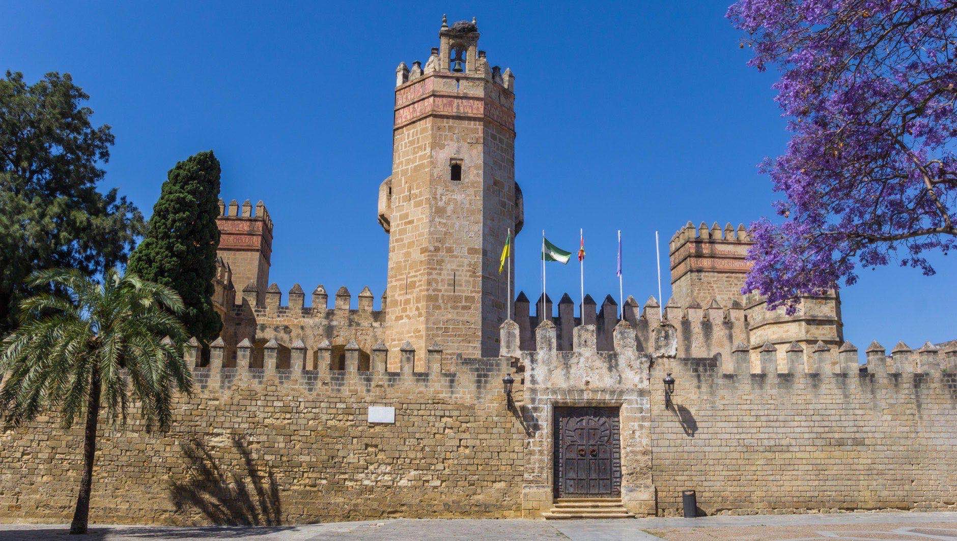 Front of the San Marcos castle in El Puerto de Santa Maria, Spain
