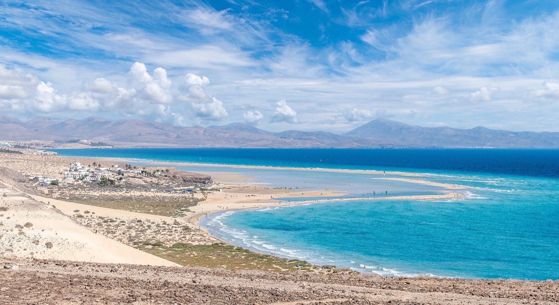 Dunes from the air · Fuerteventura