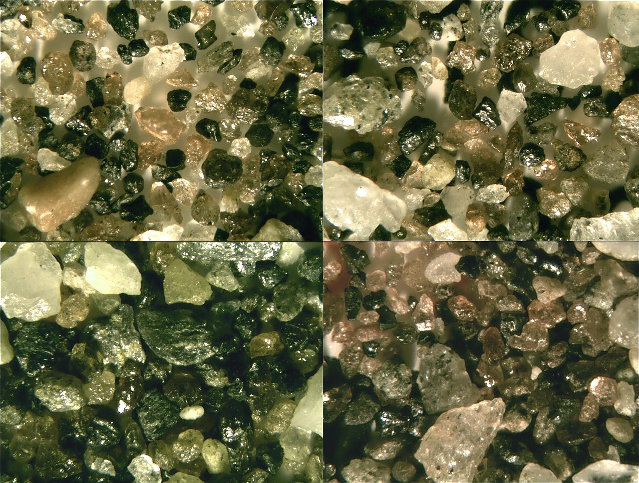 Sand, beach, garrucha, andalusia, spain, nature, microscope