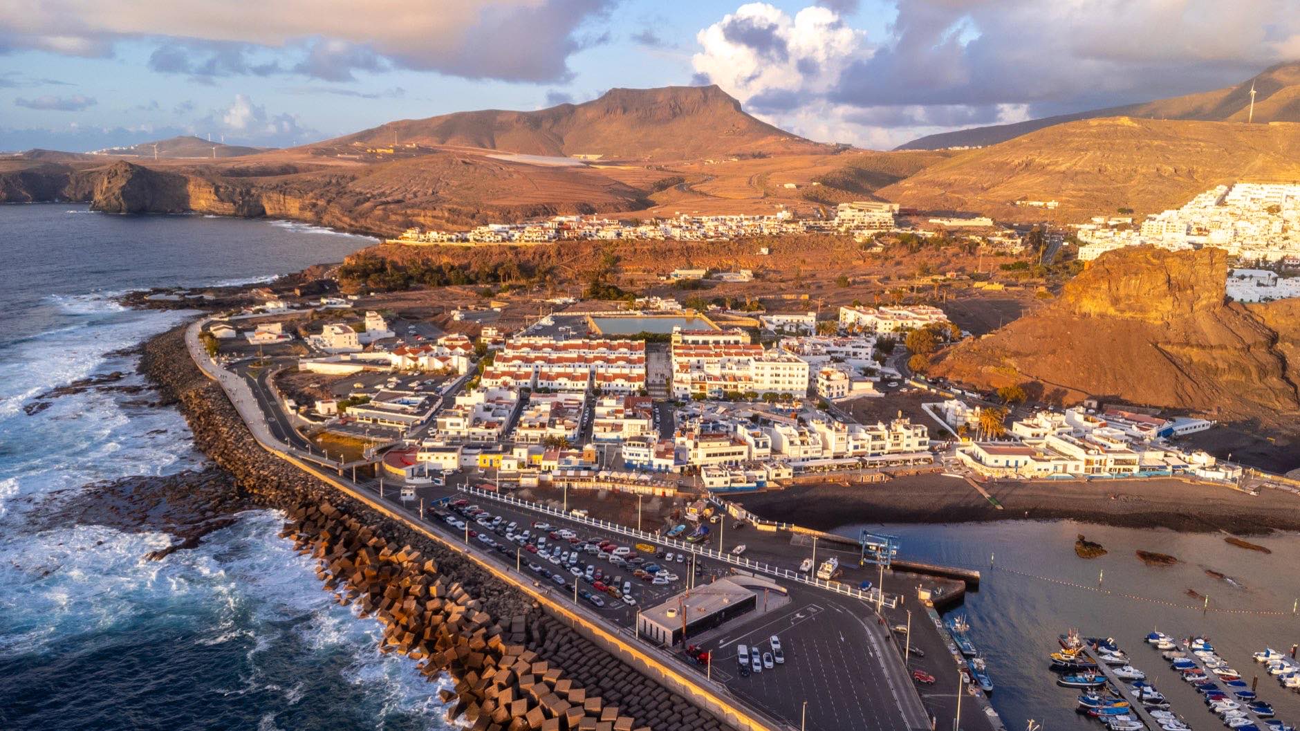 Harbour from the air · Gran Canaria