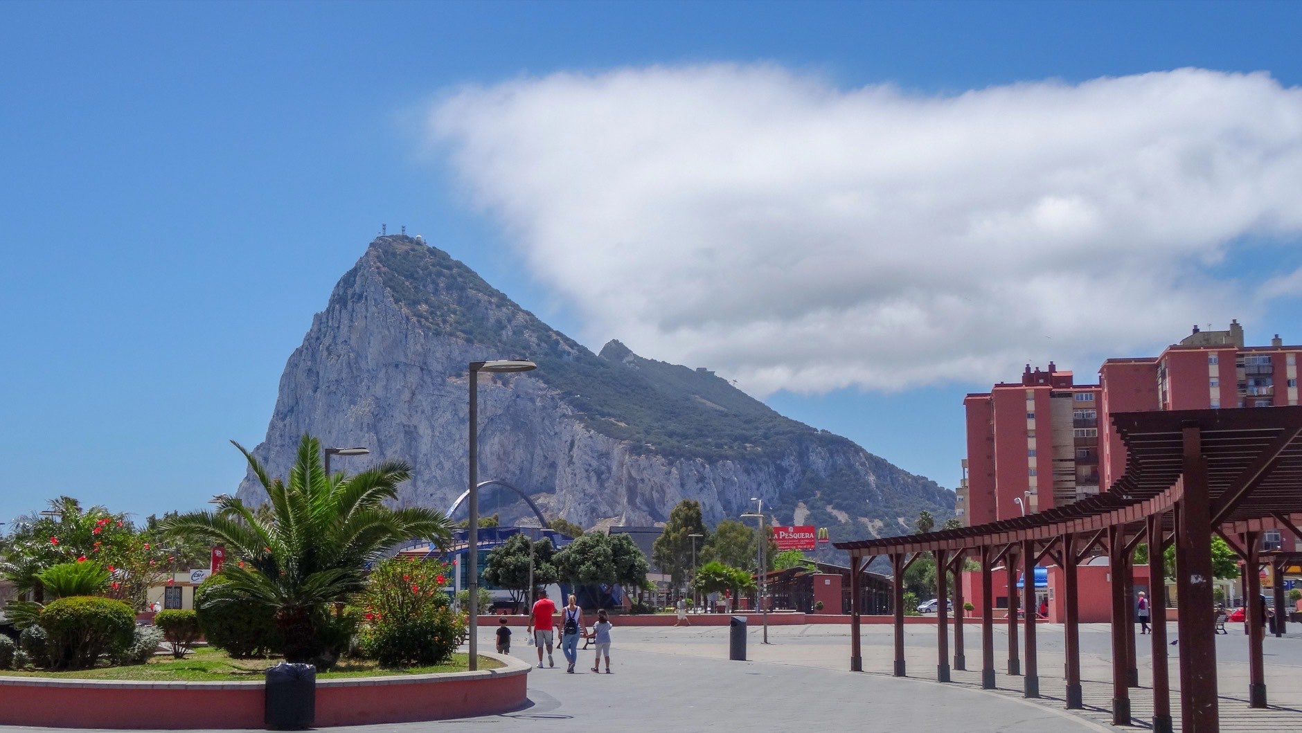 La Linea de la Concepcion is close to the Gibraltar boarder. You can cross it by feet! Nice spanish city with the beach.