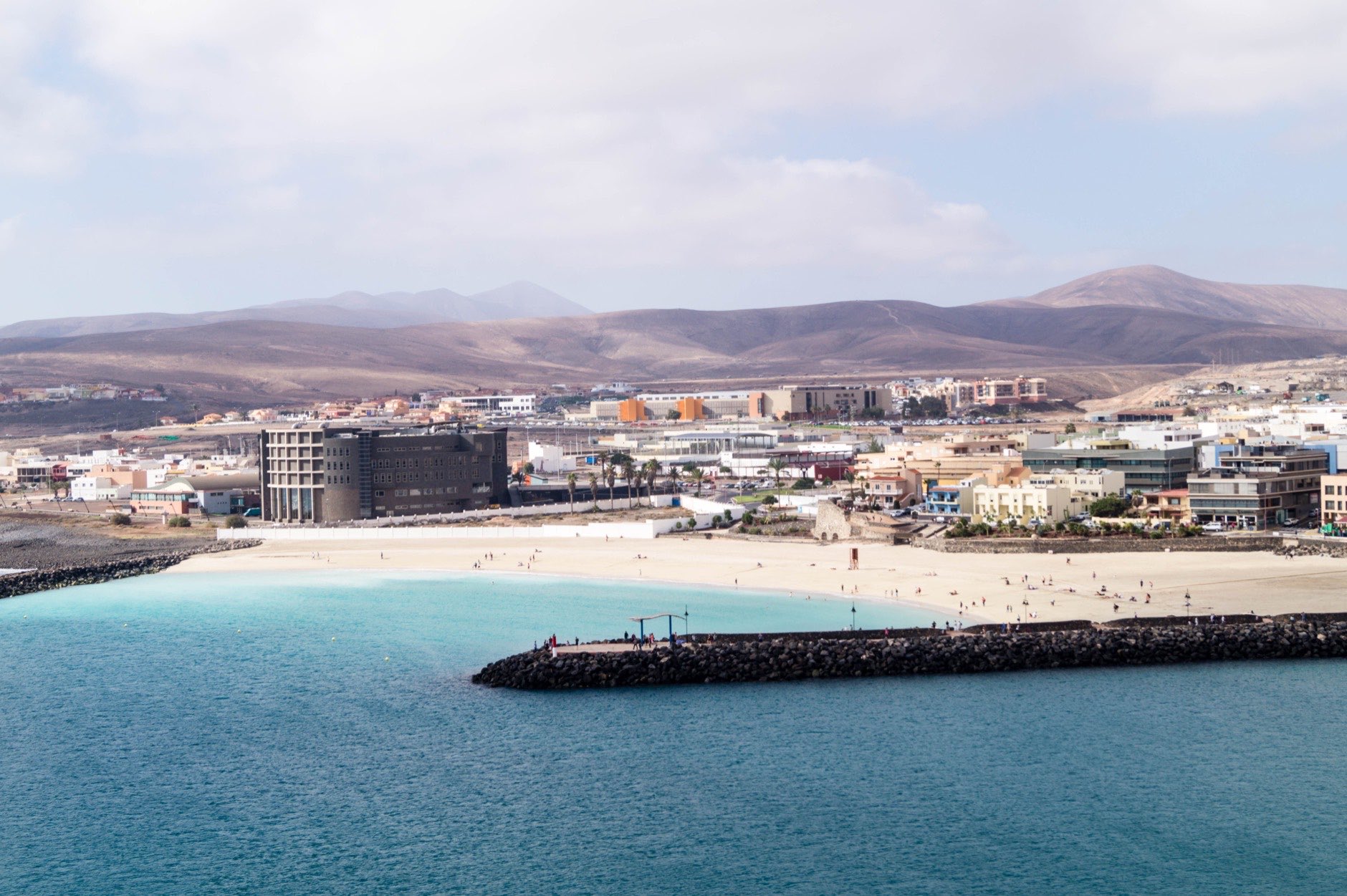 Puerto del Rosario Fuerteventura from the perspective of the cruise terminal