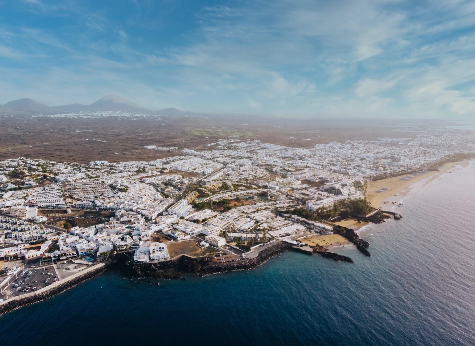 Puerto del Carmen, the main resort of the Tías municipality, Lanzarote