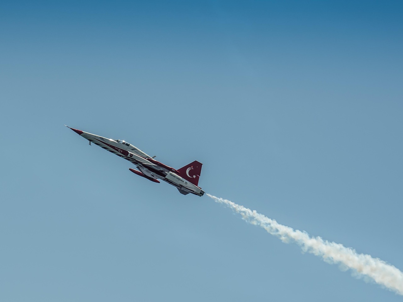 Air festival, flight, planes, smoke, darling, blue, torre del mar, spain, show, military, fly
