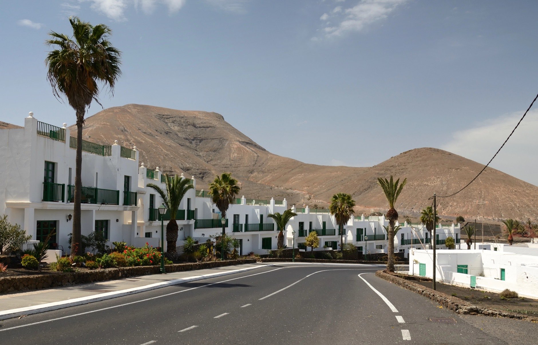 Yaiza city on Lanzarote Island